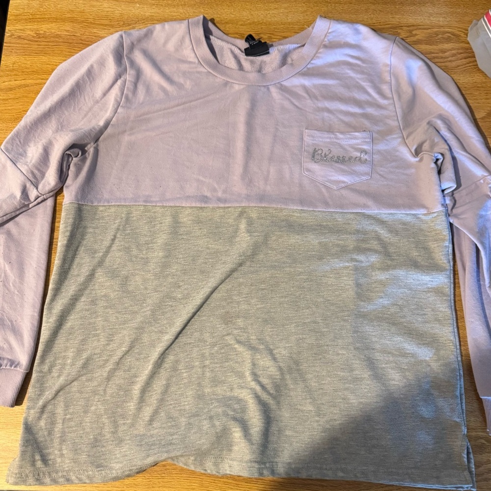 Two-Tone Long Sleeve Shirt
